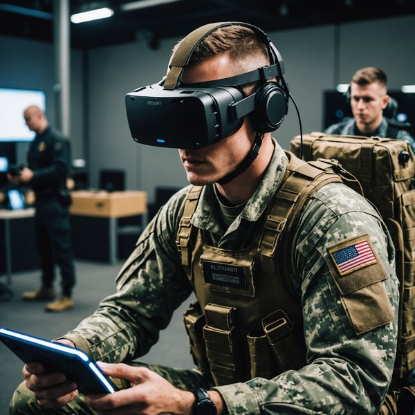 ¿Qué oportunidades ofrece la tecnología de realidad virtual en la formación militar?